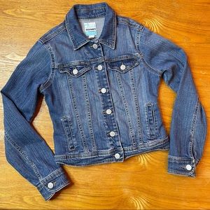Girls Old Navy denim jacket size large 10-12